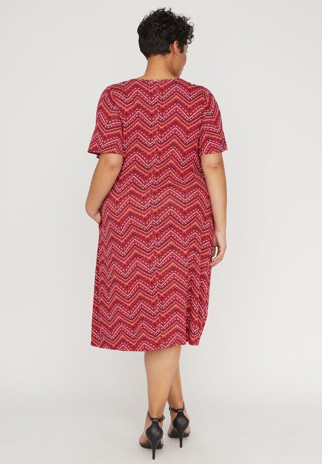 Soft Crisscross A-Line Dress, , on-hover image number null