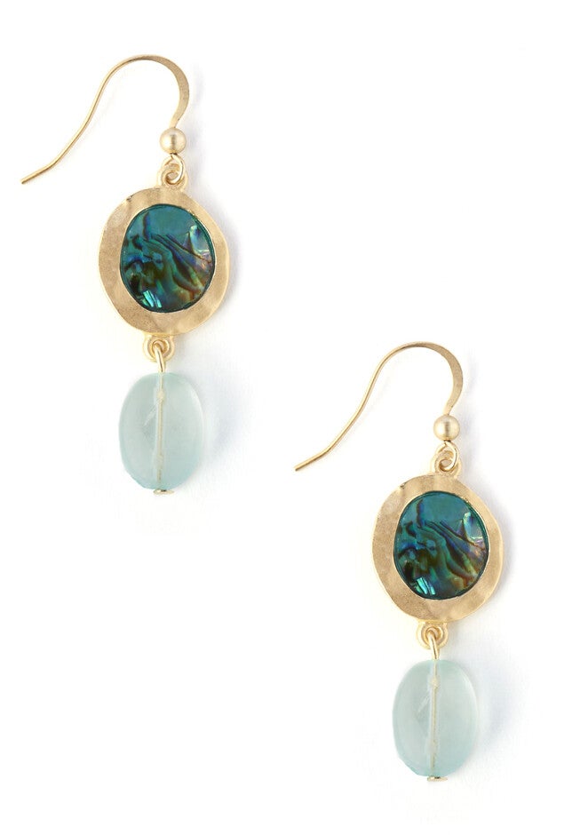 Island Cove Earrings, ARCADIA TEAL, hi-res image number null