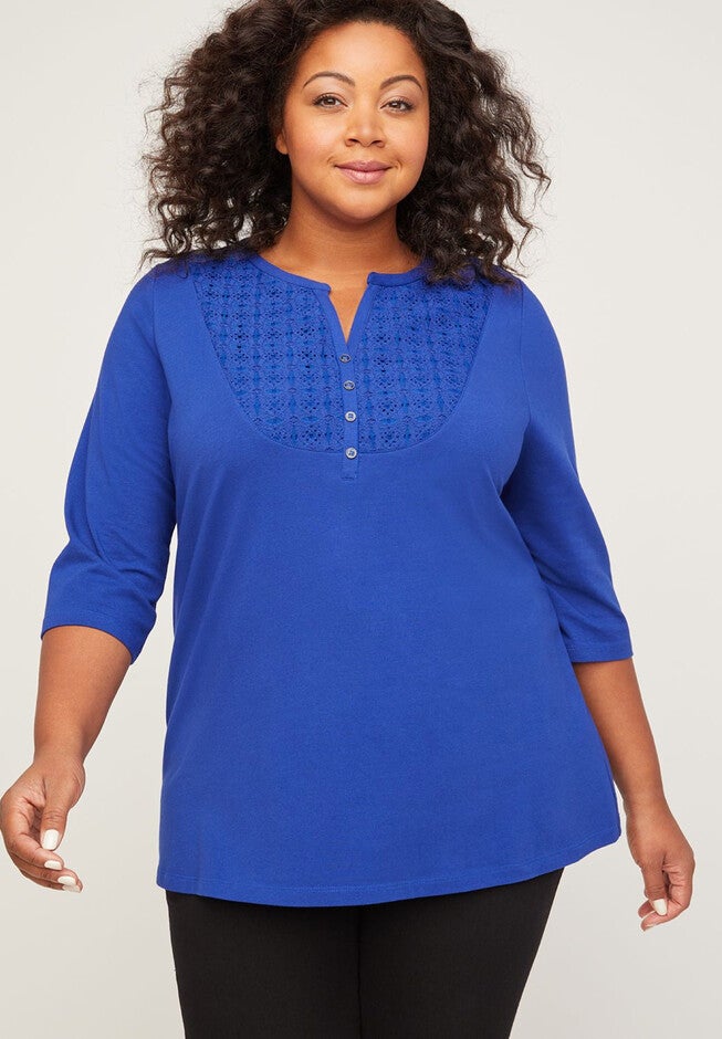 Donwell Crochet Top, GALAXY BLUE, hi-res image number 0