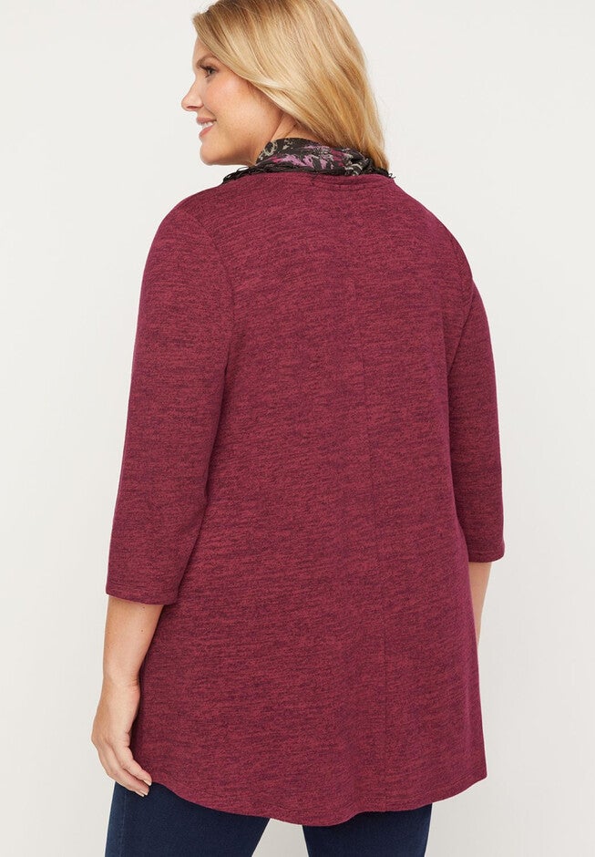 ComfySoft Duet Scarf Top, , on-hover image number null