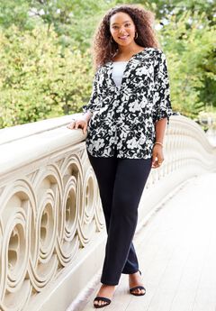 Sateen Stretch Curvy Pant