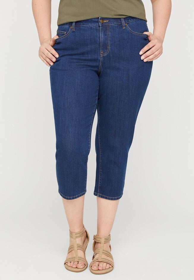Universal Denim Capri, BOURBON, hi-res image number null