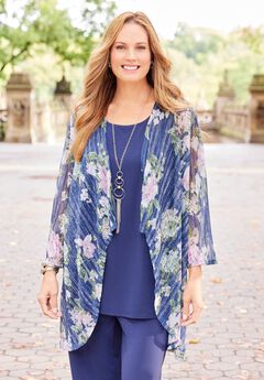2-Piece Cardigan & Tank Twinkle Set