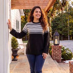 Fair Isle Pullover Sweater