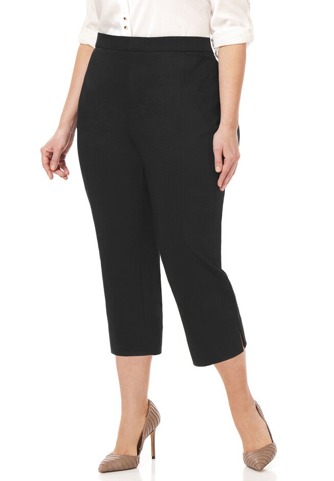 Modern Stretch Capri, BLACK, hi-res image number null