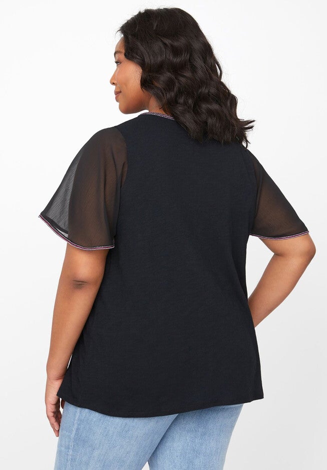 Komodo Island Peasant Top, , on-hover image number null