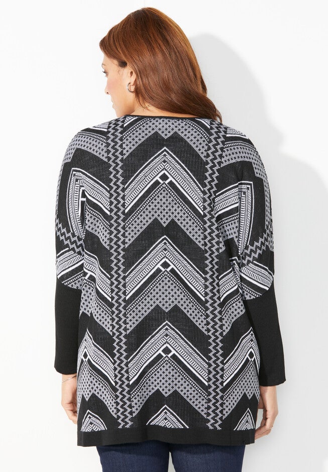 Sweater Ruana Wrap, , on-hover image number null