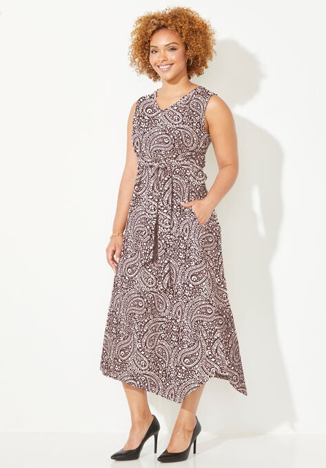 Liz&Meâ„¢ Sleeveless Ponte Knit Dress, , alternate image number null
