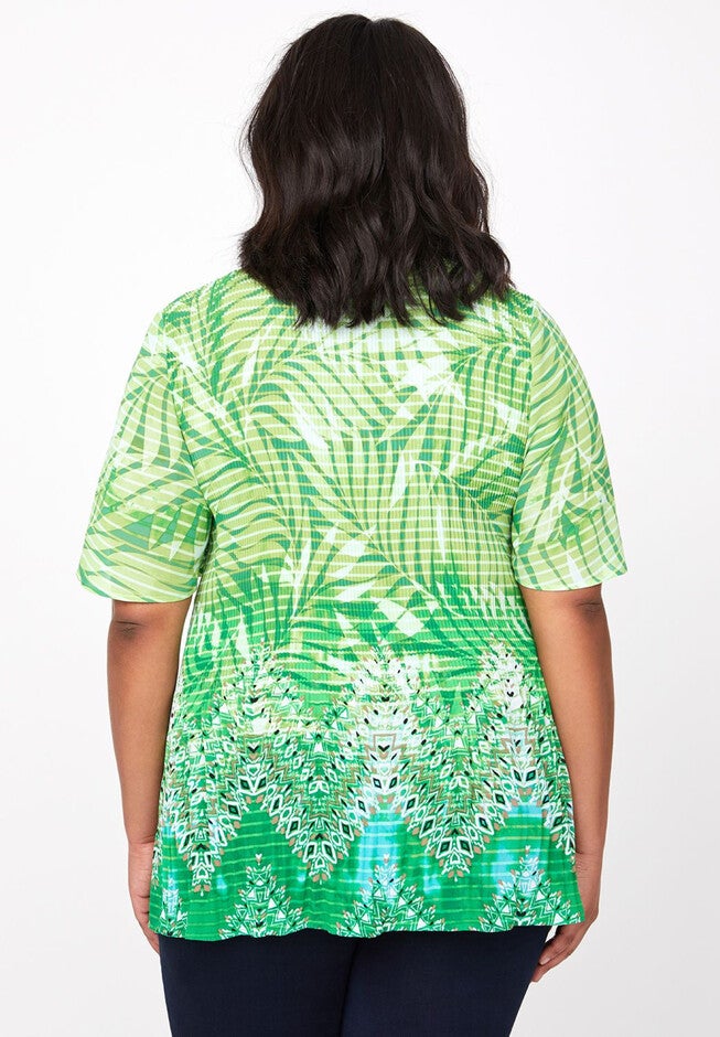 Rose Marble Pleated Top, , on-hover image number null