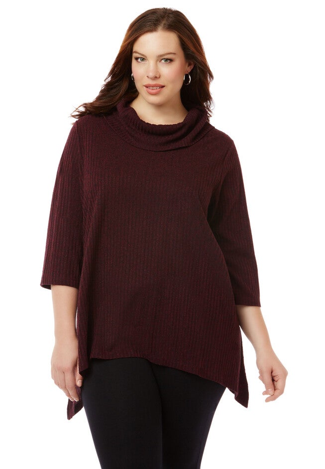 Westchester Cowlneck, MAROON, hi-res image number null