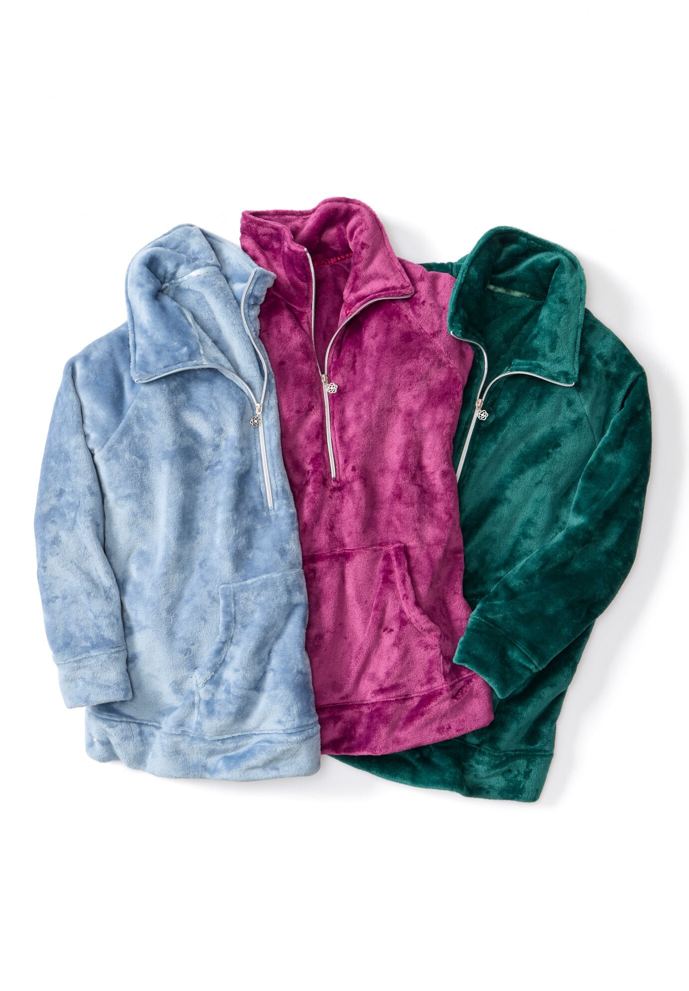 Ultimate Plush Half-Zip Pullover, , on-hover image number 1