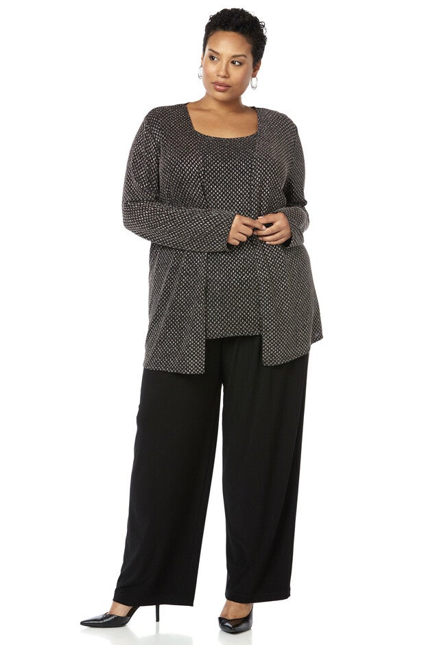 Showtime Pantsuit, BLACK, hi-res image number 0