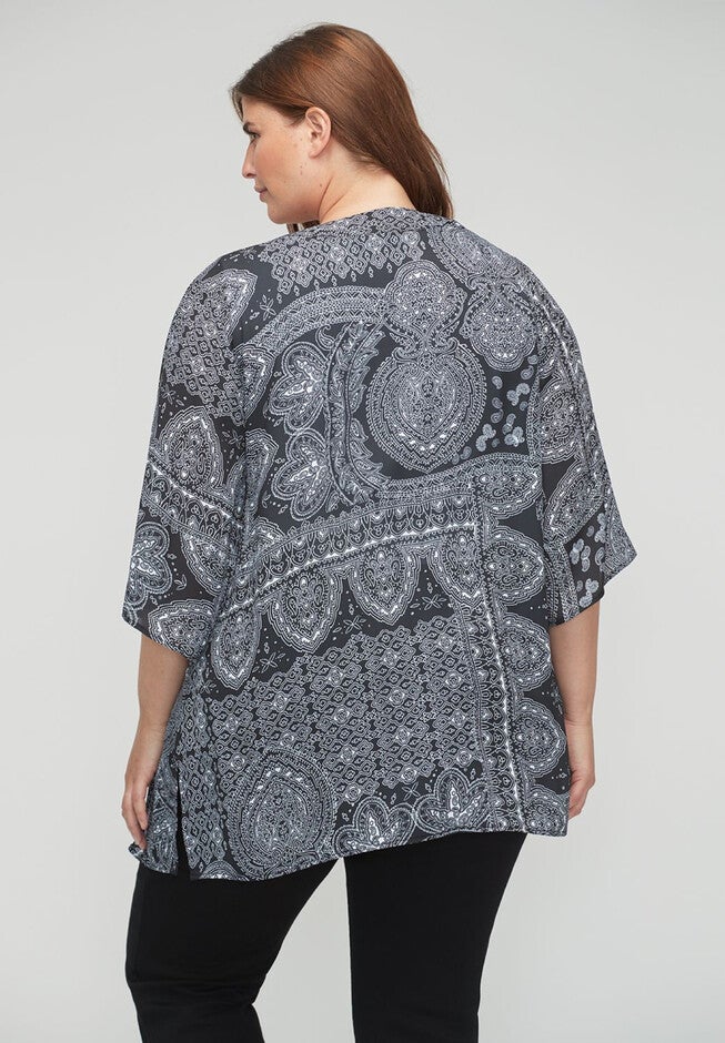 Brooksville Georgette Kimono, , on-hover image number 1