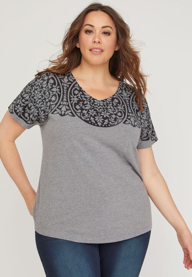 Picture-Perfect Burnout Top, HEATHER GREY, hi-res image number 0