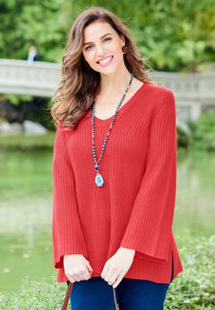 Shaker Stitch Pullover
