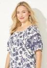 Romantic Lace Trim Top, , alternate image number null