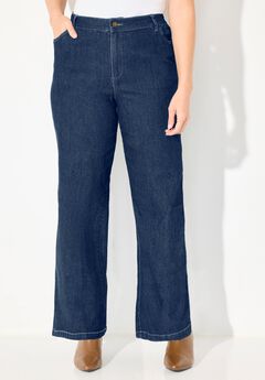 Plus Size Wide Leg Jeans