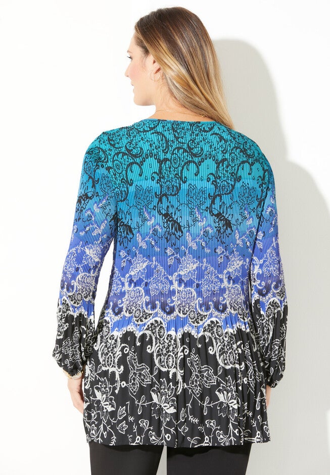Pleated Tunic, , on-hover image number null