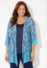 Harmony Knit Herringbone Cardigan, , hi-res image number null