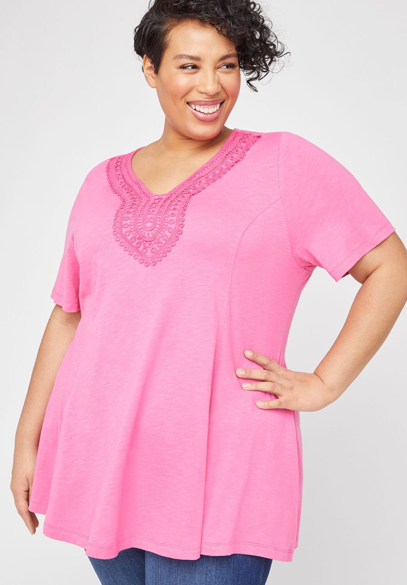 Karen Scott Plus Size Cotton Embellished T-Shirt, Created For Macy's  Reviews Tops Plus Sizes Macy's | ecomsa.oauife.edu.ng