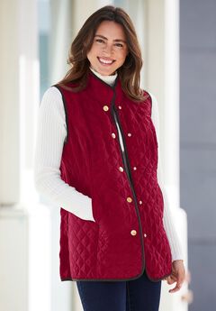 Plus Size Quilted Vests for Women