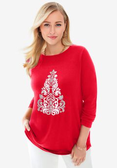 Holiday Motif Pullover