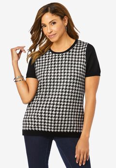 Fine Gauge Crewneck Knit Shell