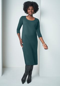 Stretch Cotton T-Shirt Dress