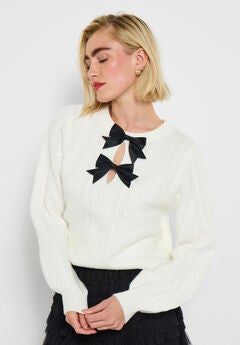 Holiday Cable Sweater