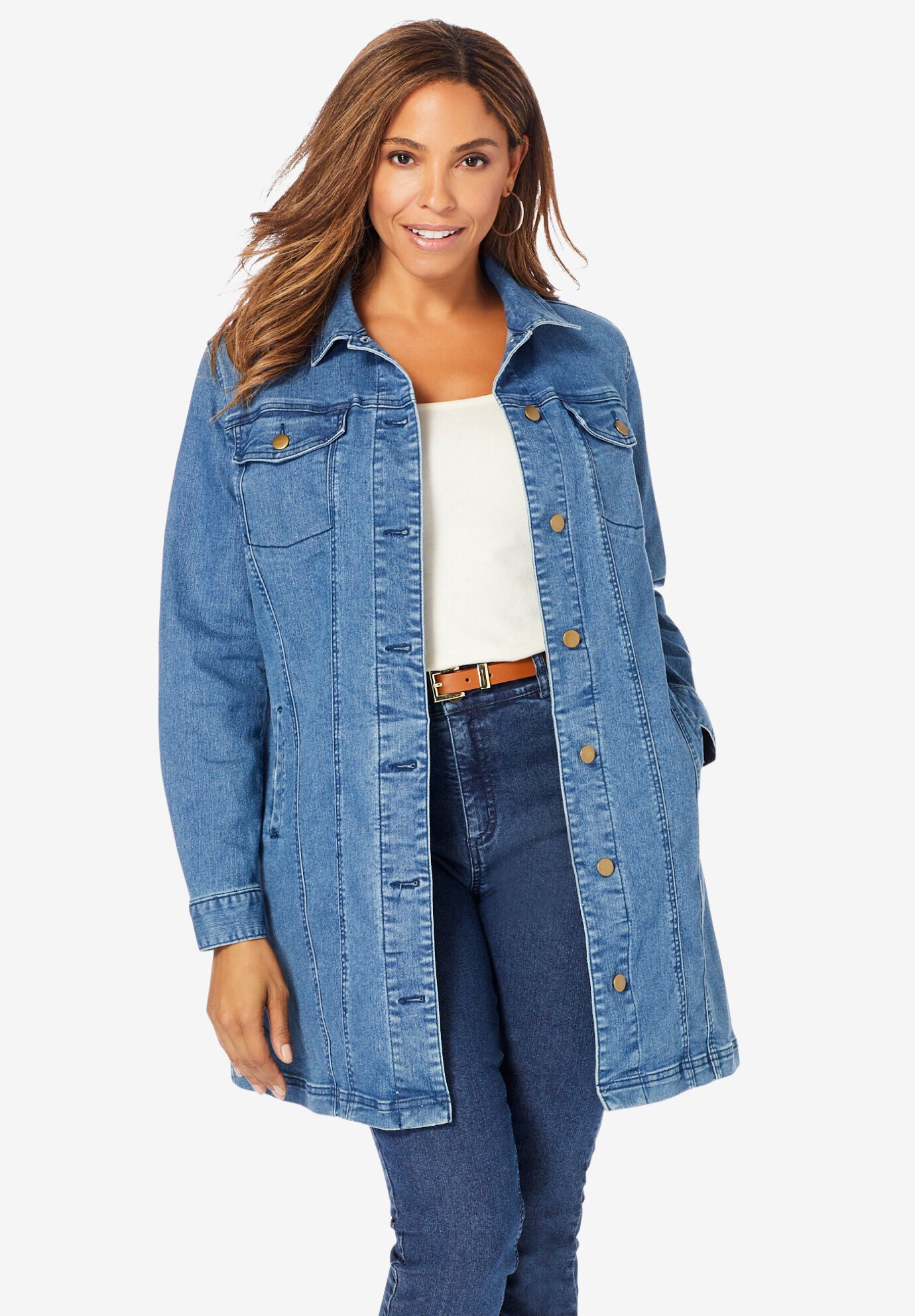 Catherines hotsell denim jacket