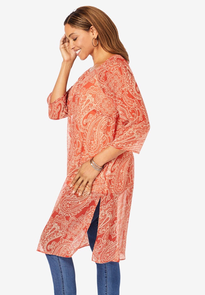 Mega Slit Tunic, , alternate image number 2