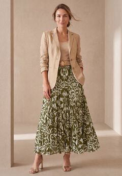 Flowing Crinkled Maxi Skirt