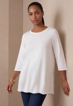 Stretch Knit Swing Tunic