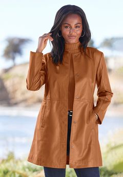 Three-Quarter Leather Jacket