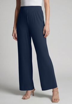 Plus Size Navy Blue Pants