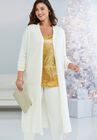 Cotton Cashmere Duster Sweater, , alternate image number null