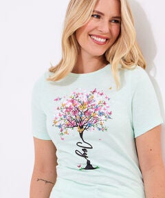 Cotton Slub Graphic Tee