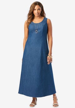 Denim Maxi Dress