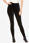 Velour Leggings, BLACK, hi-res image number null