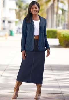 Cable Blazer Sweater