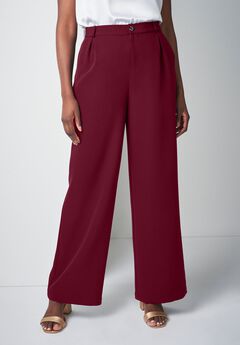 Bi-Stretch Wide Leg Pant