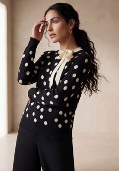 Tie-Neck Sweater