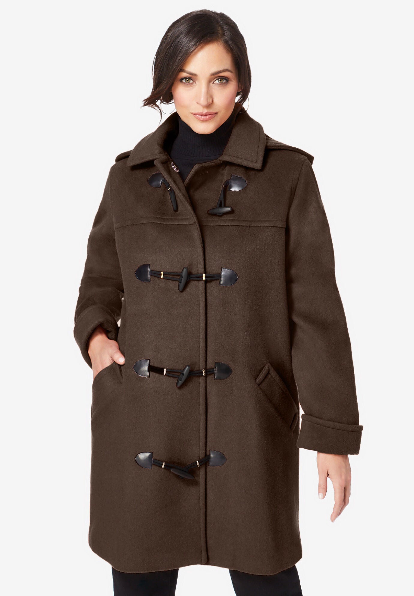 Toggle wool best sale coat