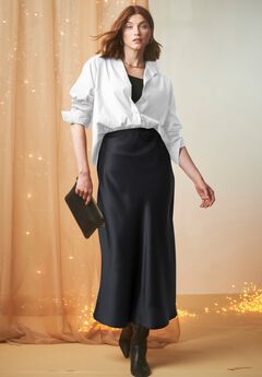Satin Maxi Skirt
