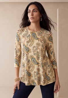 Stretch Knit Swing Tunic