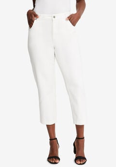Classic Cotton Denim Capri