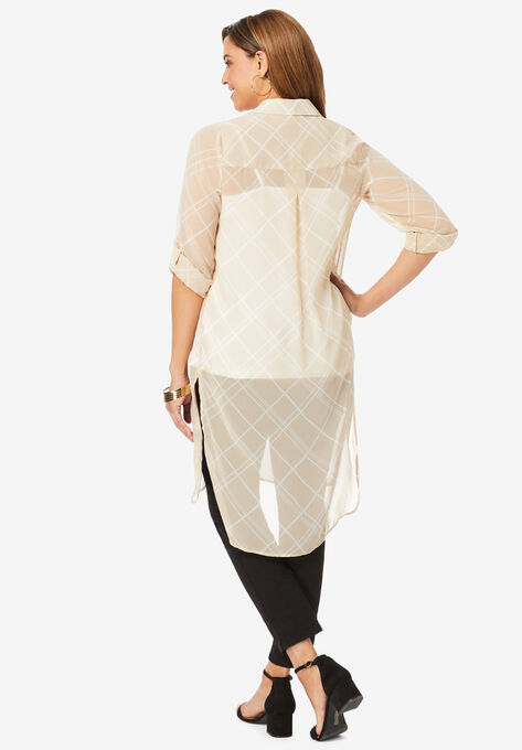 Sheer Mega Tunic, , on-hover image number null