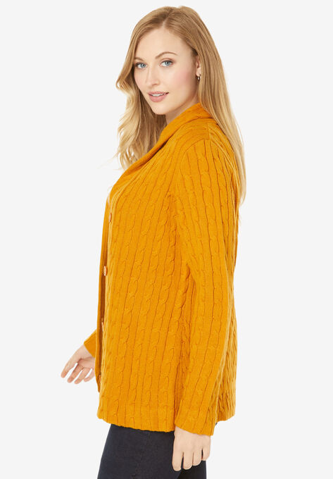 Cable Blazer Sweater, , alternate image number null