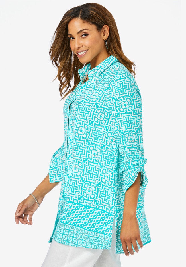 Linen Tunic, , alternate image number 2