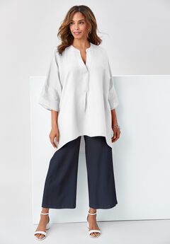 Hi-Low Linen Tunic